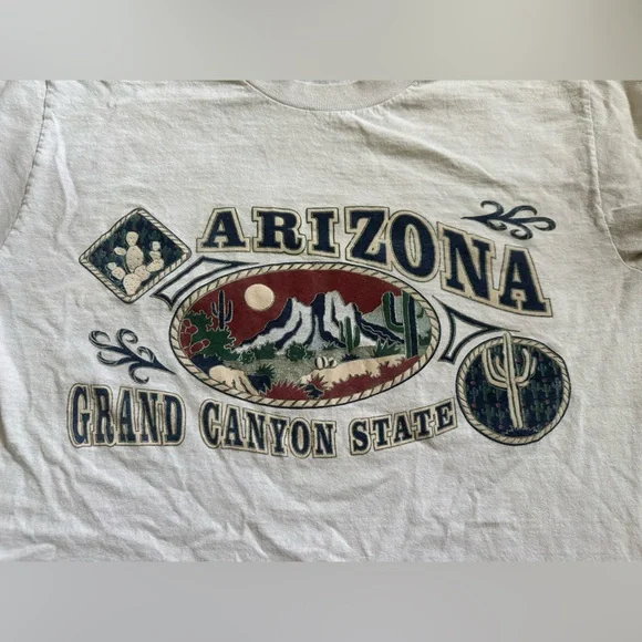 Arizona Graphic Men's White T-Shirt - Picture 2 of 2